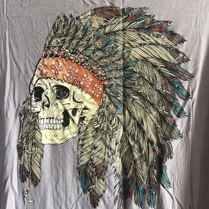 Wrangler Long Sleeve Blouse with Skull